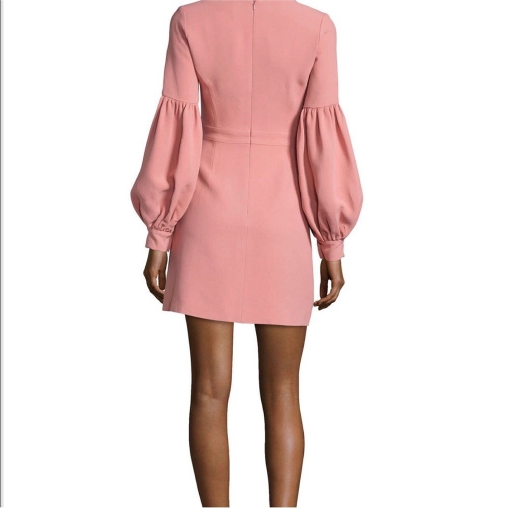 ALEXIS Elena Mini Shift Dress Pink Sage Green Wedding Date Party Work Size M